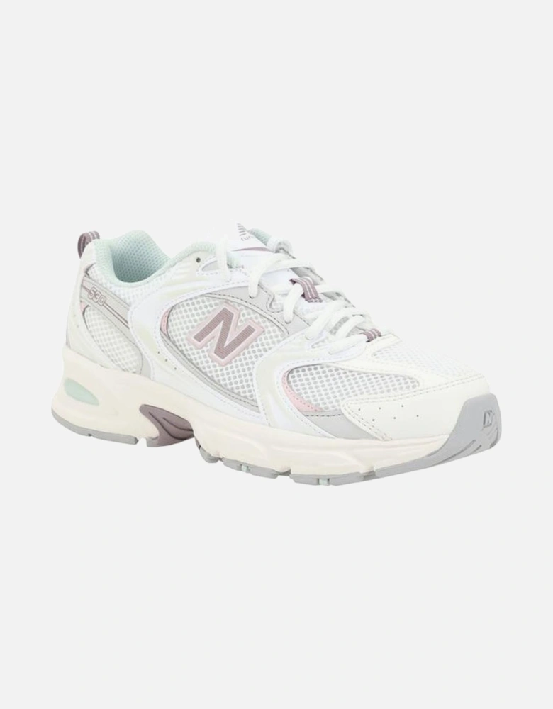 Tier 3 Mesh Leather Sneakers Women - White