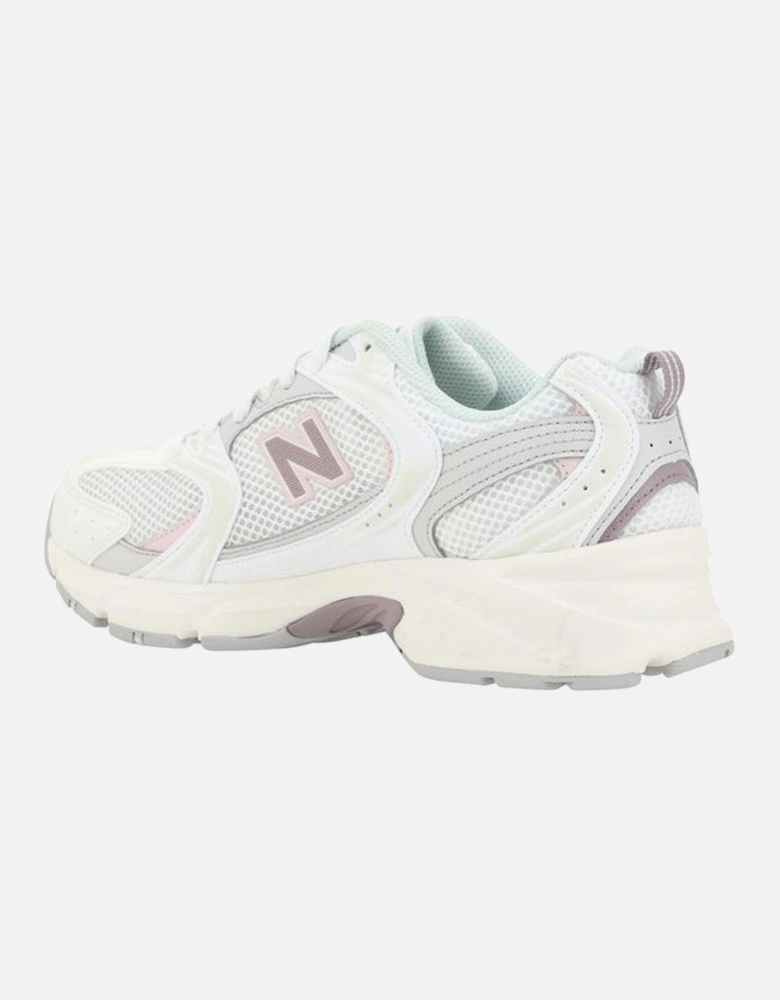 Tier 3 Mesh Leather Sneakers Women - White