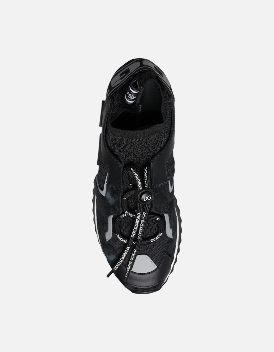 Slip-On Sorrento Sneakers with Ridged Rubber Sole Women - Black