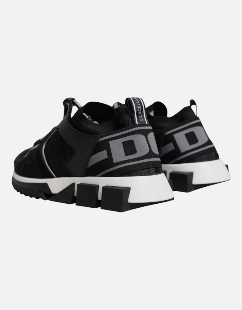 Slip-On Sorrento Sneakers with Ridged Rubber Sole Women - Black