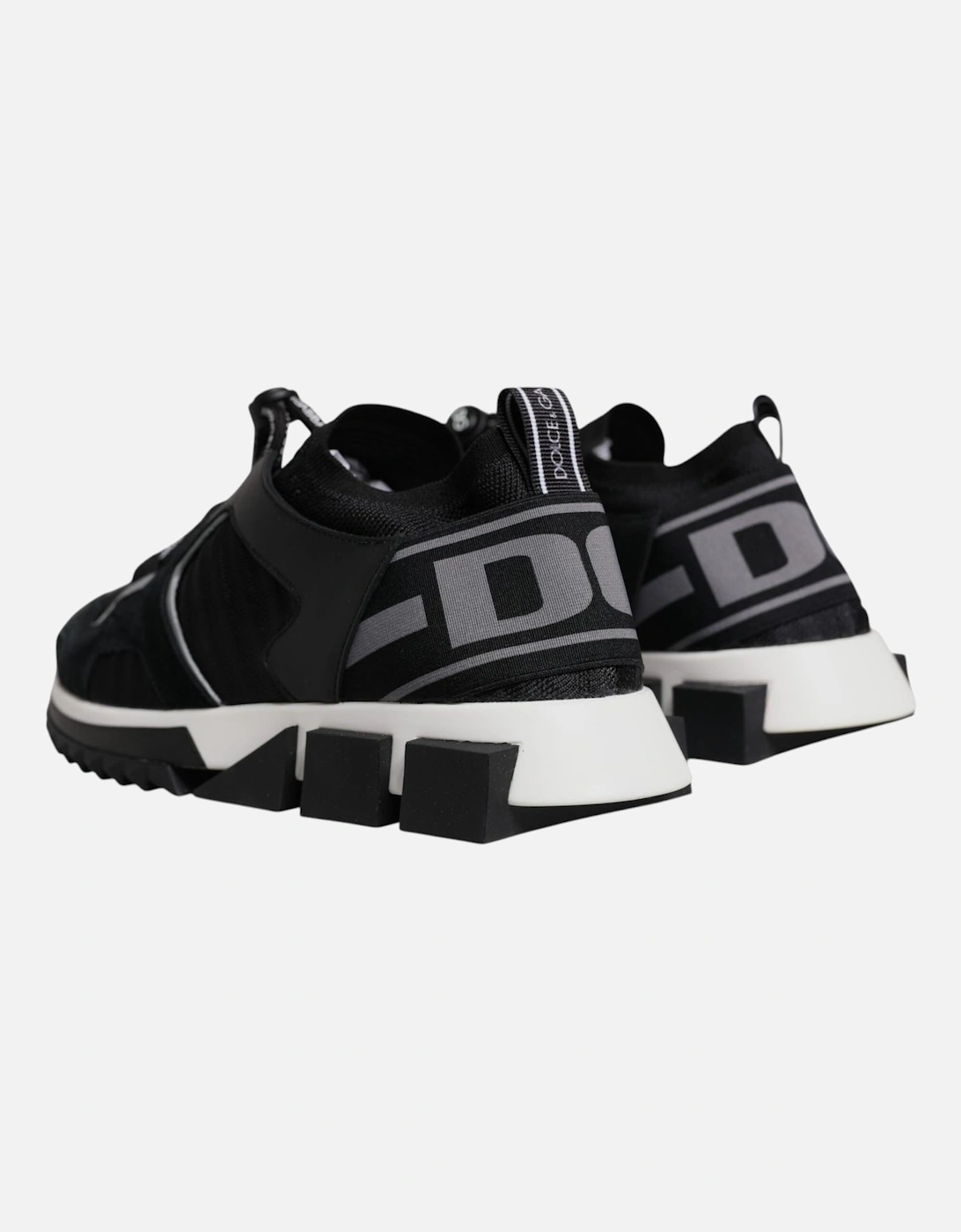 Slip-On Sorrento Sneakers with Ridged Rubber Sole Women - Black