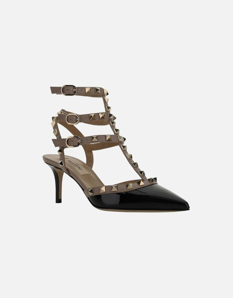 Patent Leather Rockstud Stiletto Pumps Women - Black