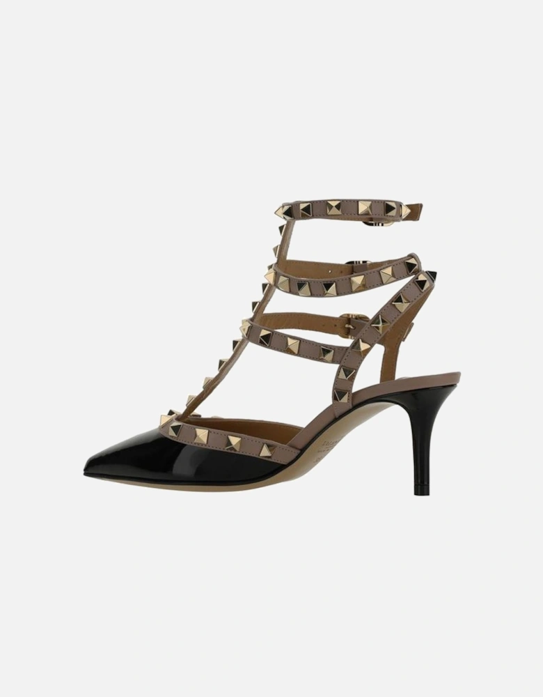 Patent Leather Rockstud Stiletto Pumps Women - Black