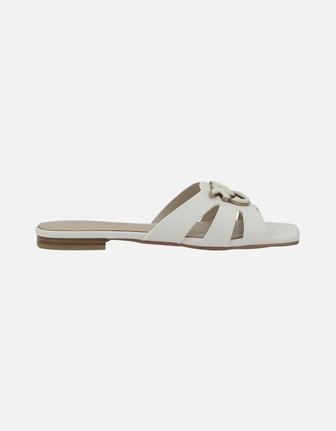 Leather Marli Sandals with Cut-Out Strap Detailing Women - White, 5 of 4