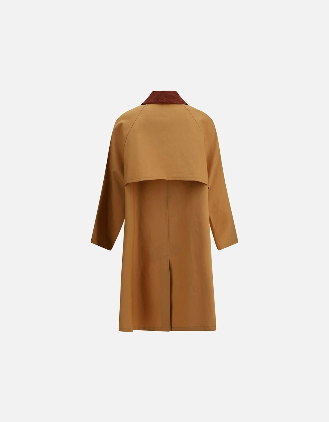 Waterproof Trench Coat with Velvet Collar Women - Beige Jackets