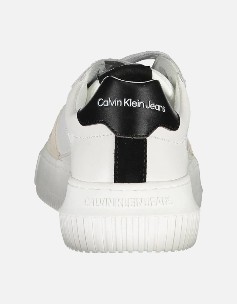 Lace-Up Sports Footwear with Contrast Details Women - White