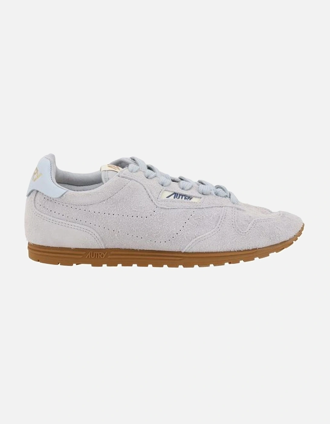 Windspin Low Suede Sneakers with Monogram Detailing Women - Light Blue, 5 of 4