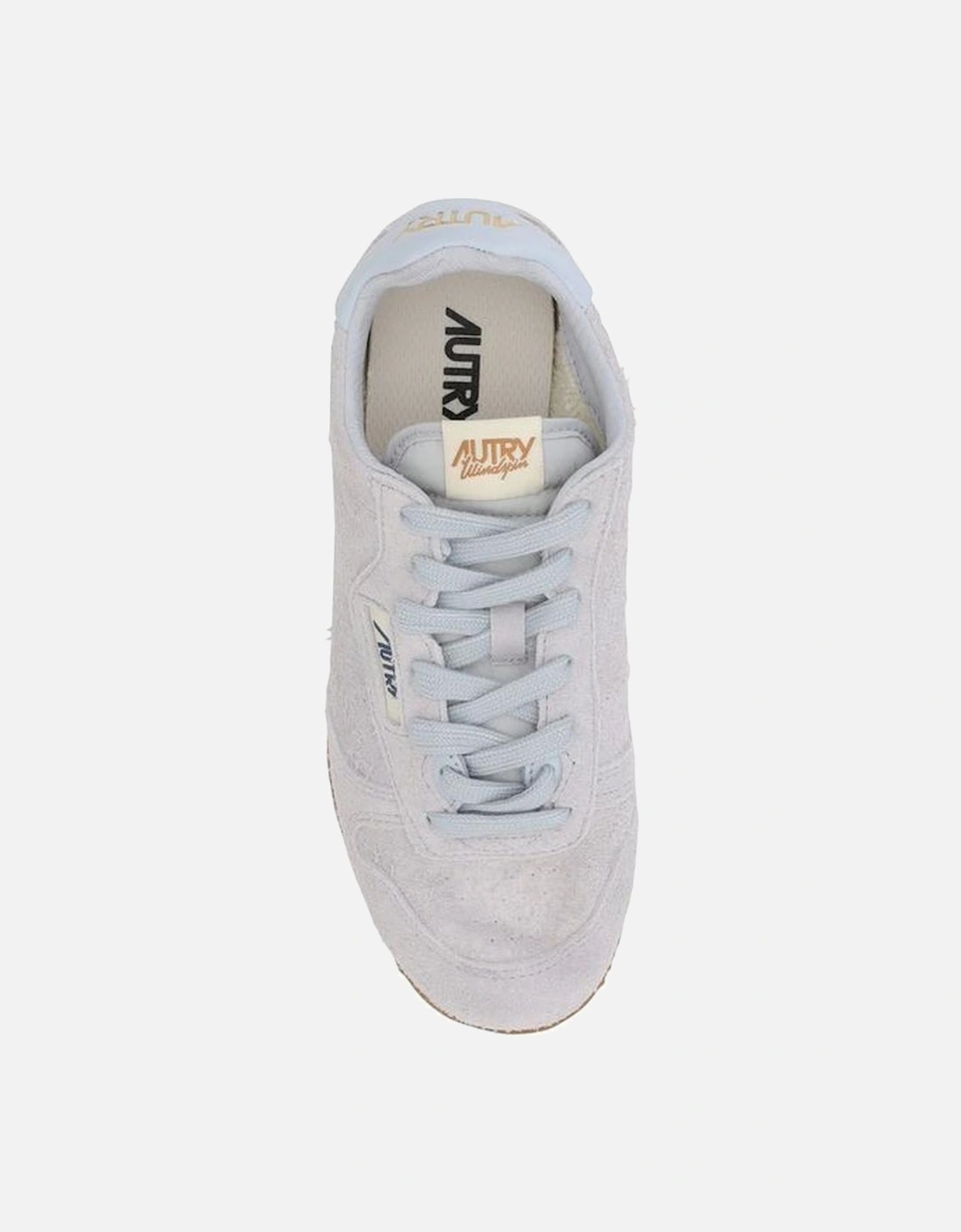 Windspin Low Suede Sneakers with Monogram Detailing Women - Light Blue