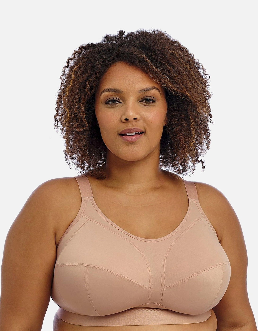 Katrina Non-wired Bra - Beige, 2 of 1