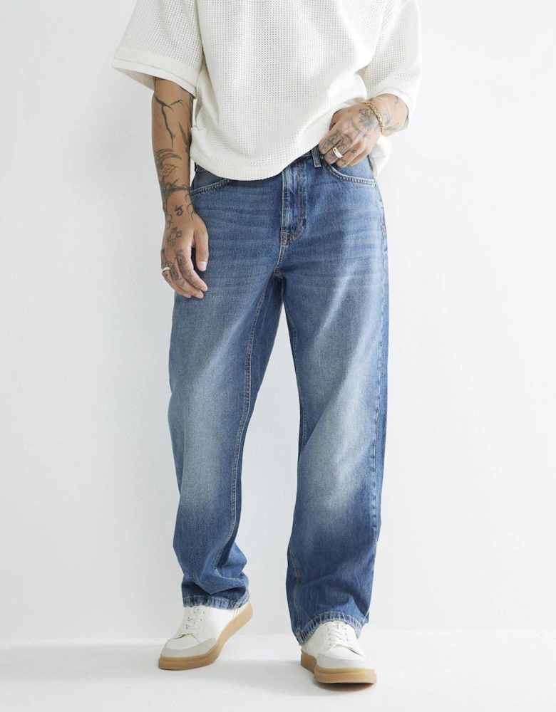 Loose Fit Jeans - Blue