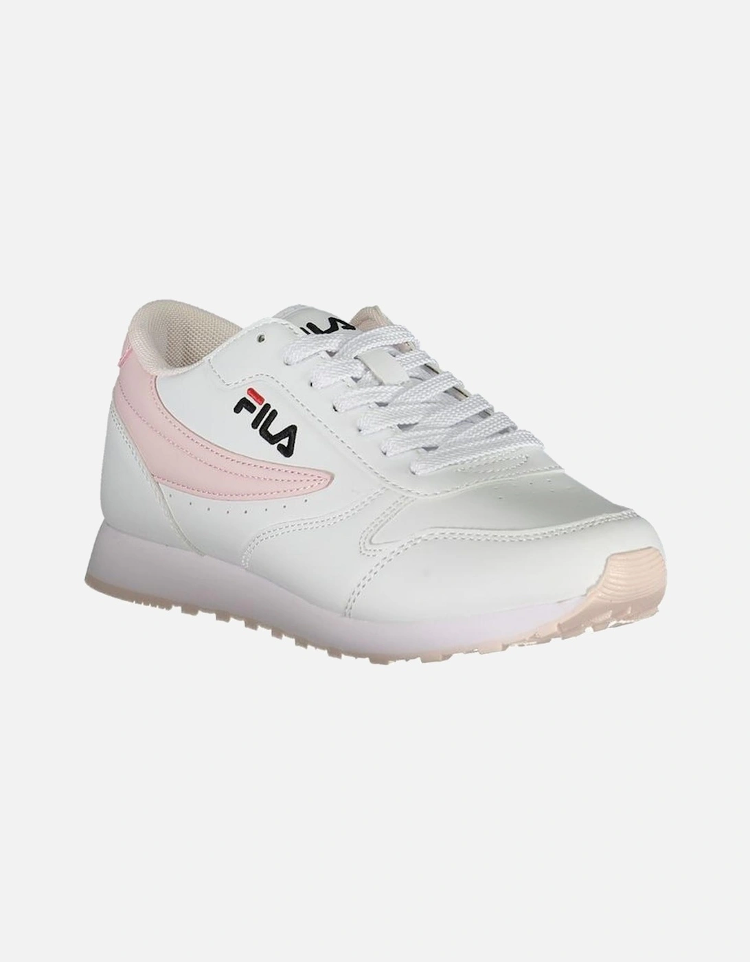 Retro-Inspired Sports Sneakers with Contrasting Details Women - White