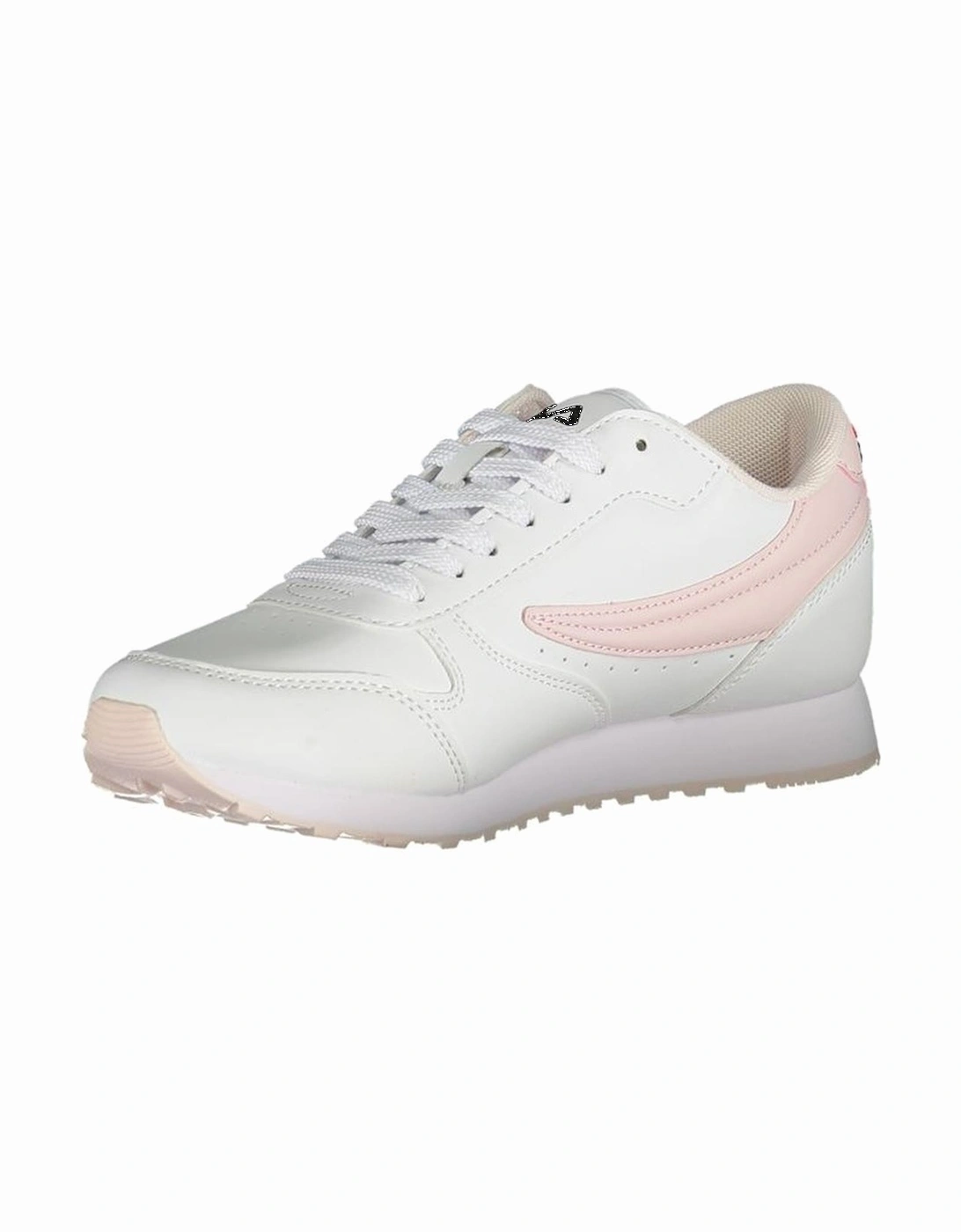 Retro-Inspired Sports Sneakers with Contrasting Details Women - White