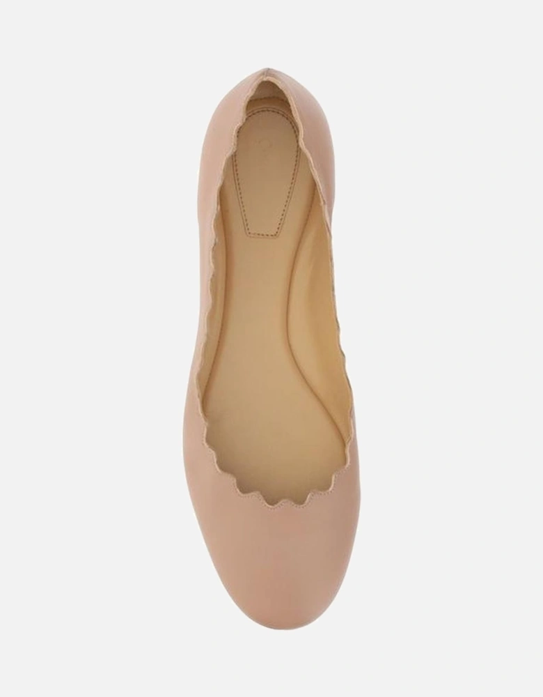 Calfskin Ballerinas with Wavy Edging Women - Multicolor