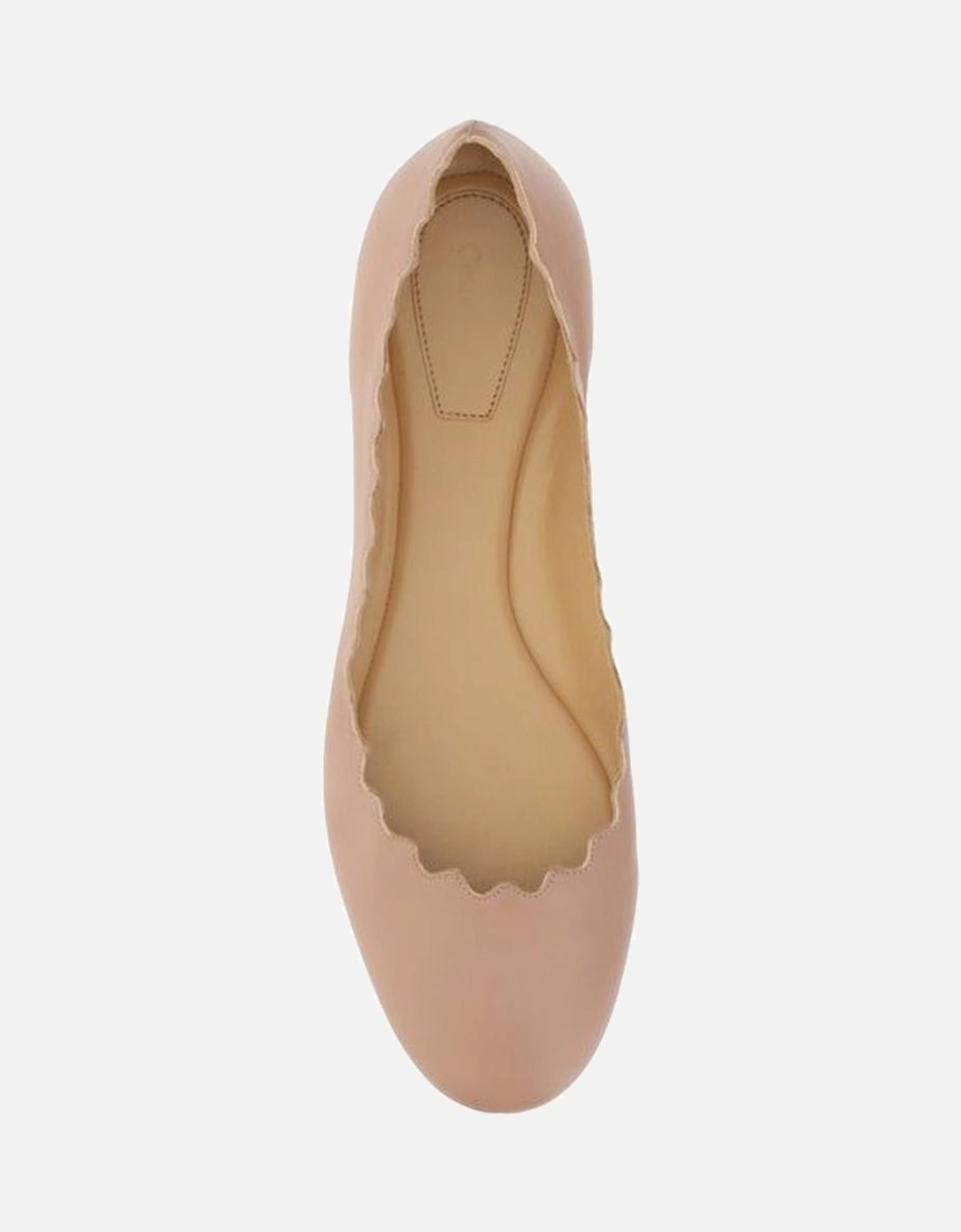 Calfskin Ballerinas with Wavy Edging Women - Multicolor