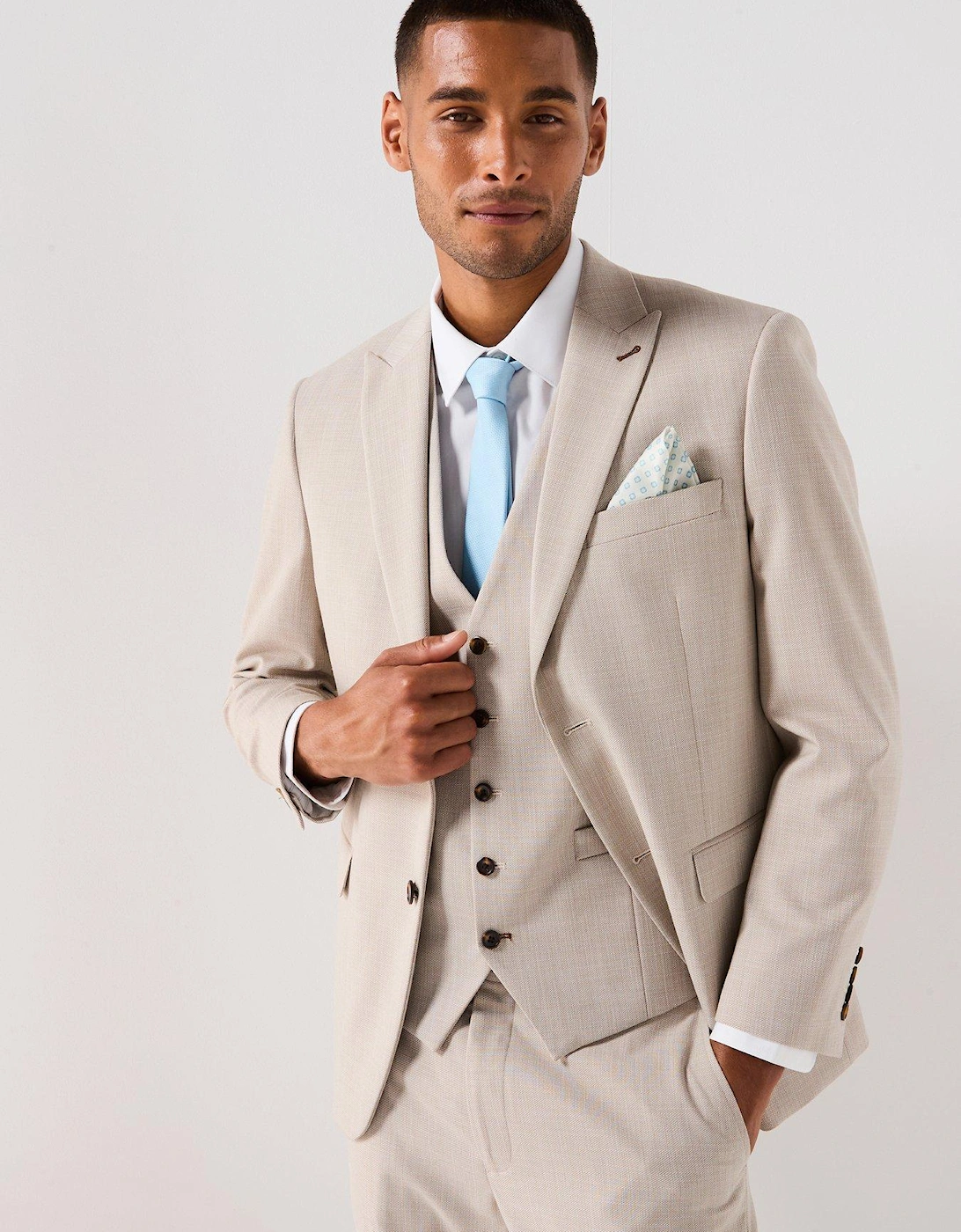 Redding Tailored Fit Suit Jacket - Beige, 2 of 1