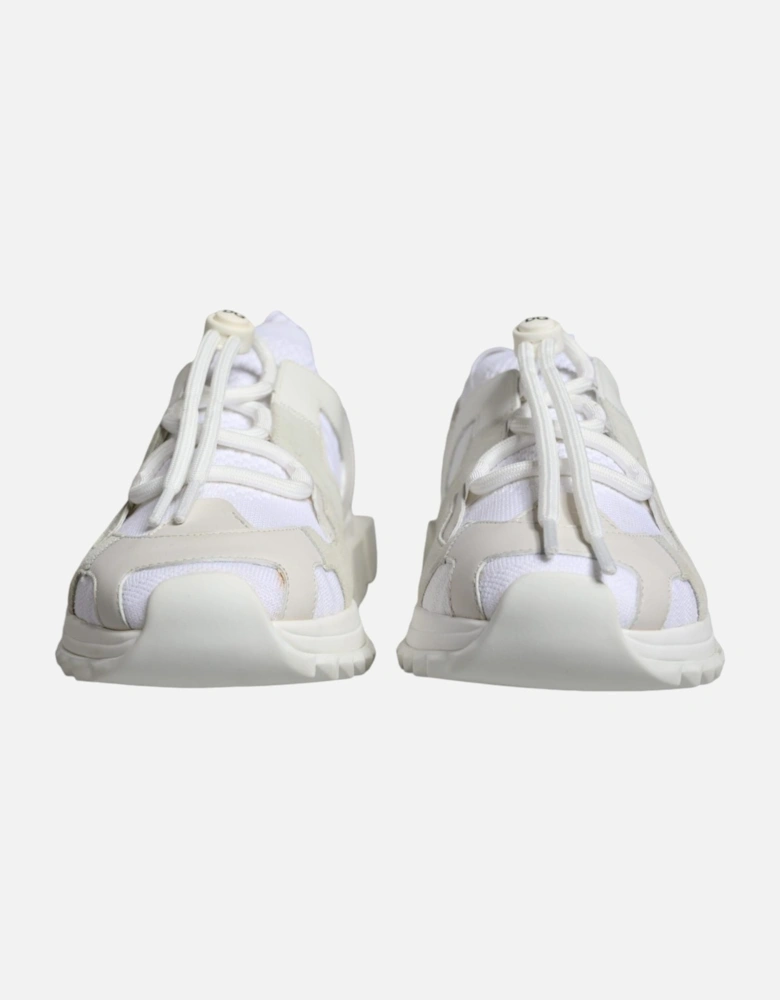 Slip-On Sorrento Sneakers with Ridged Rubber Sole Women - White