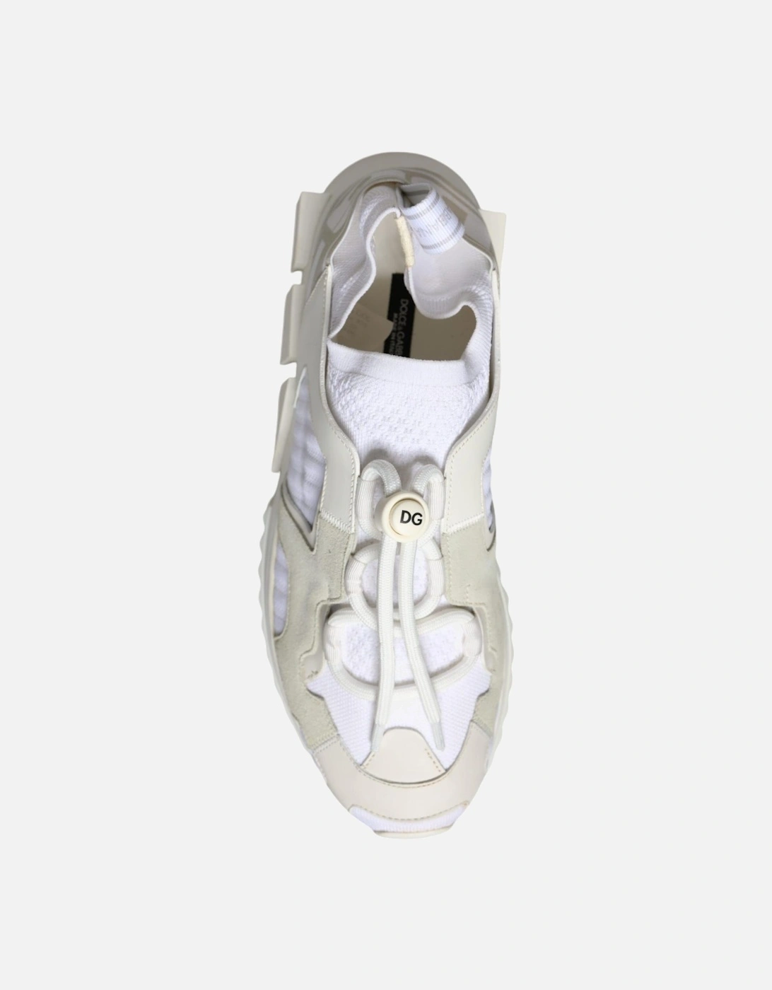 Slip-On Sorrento Sneakers with Ridged Rubber Sole Women - White