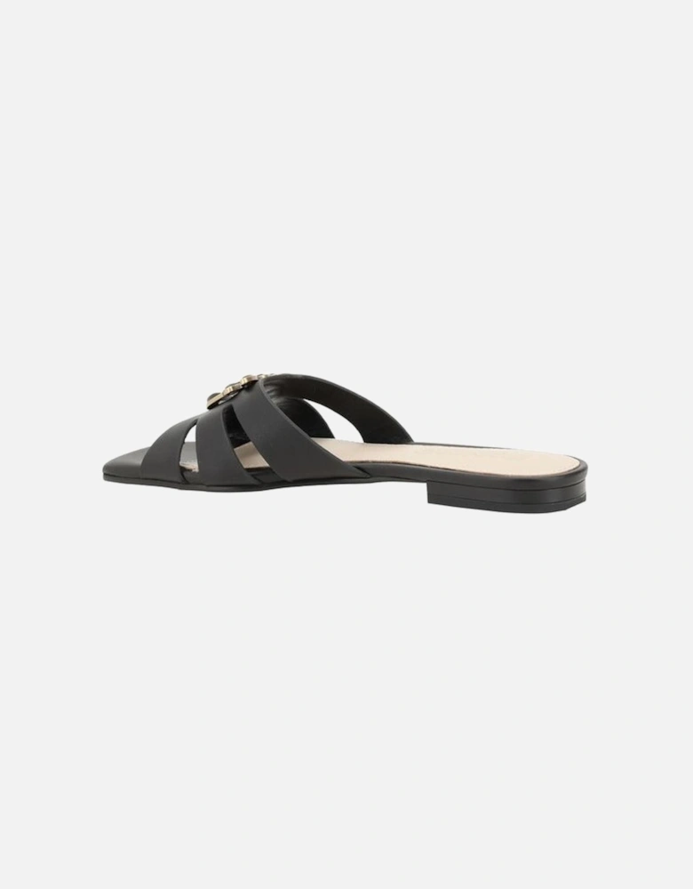 Marli Squared Toe Caged Design Sandals Women - Black