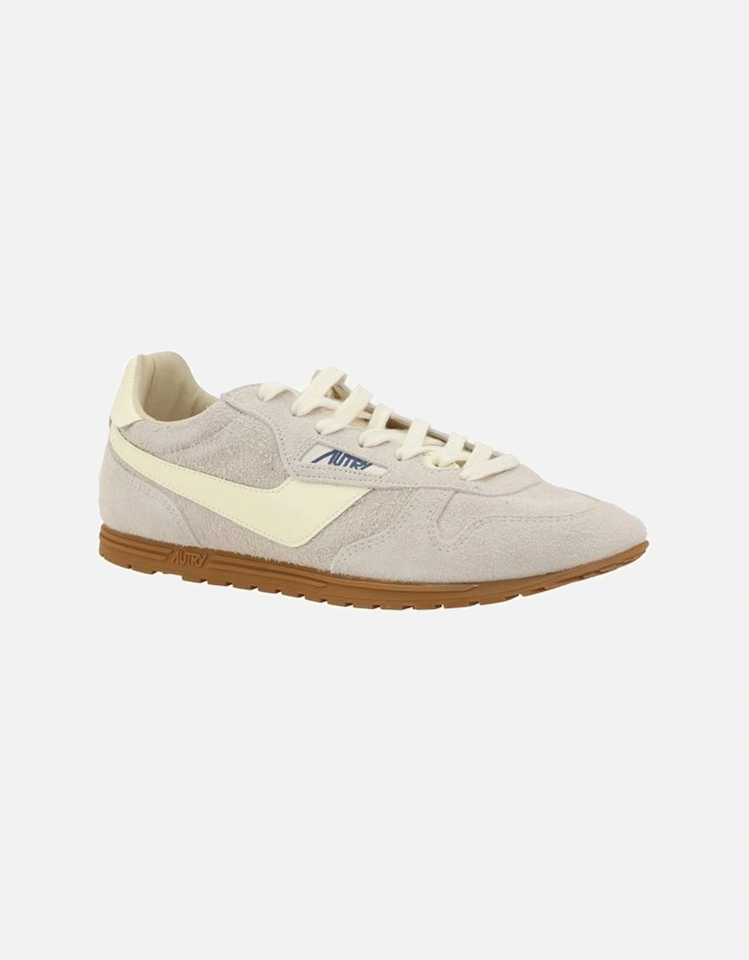 Windspin Low Suede Sneakers with Monogram Women - Beige