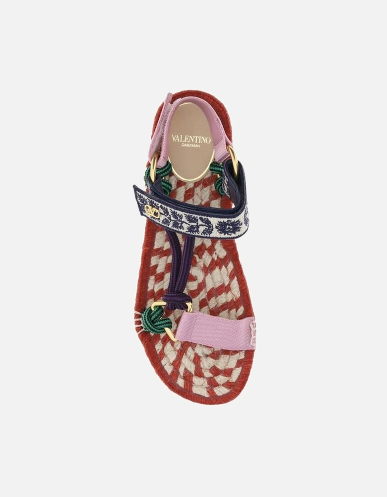 Lake Powell Sandals with Metallic VLogo Women - Multicolor