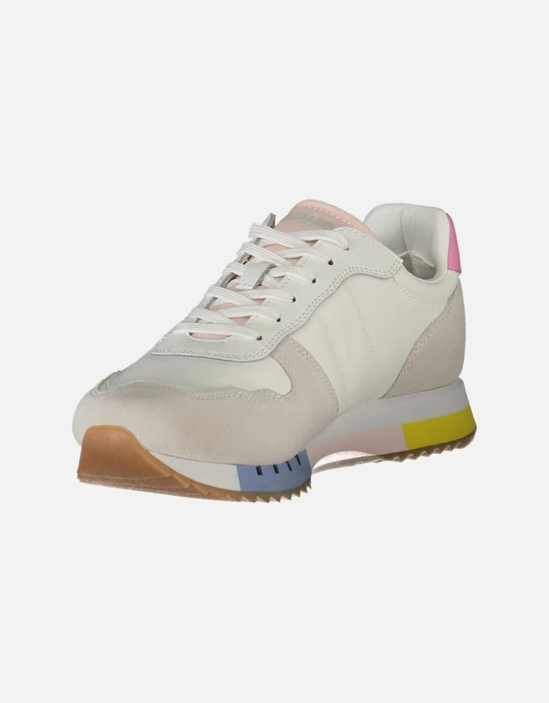 High-Fashion Lace-Up Sports Shoe with Removable Insole Women - White