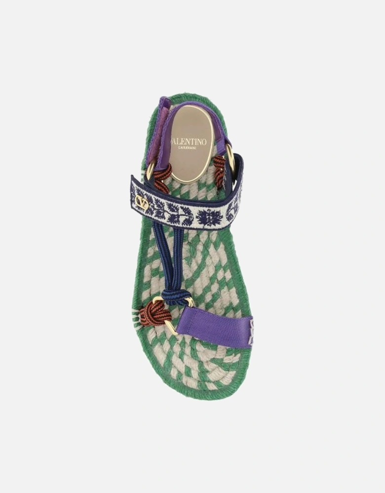 Lake Powell Sandals with Metallic VLogo Women - Multicolor