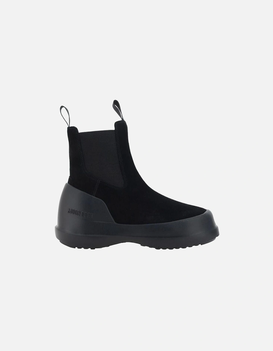 Leather Luna Chelsea Boots with Shearling Lining Women - Black, 4 of 3