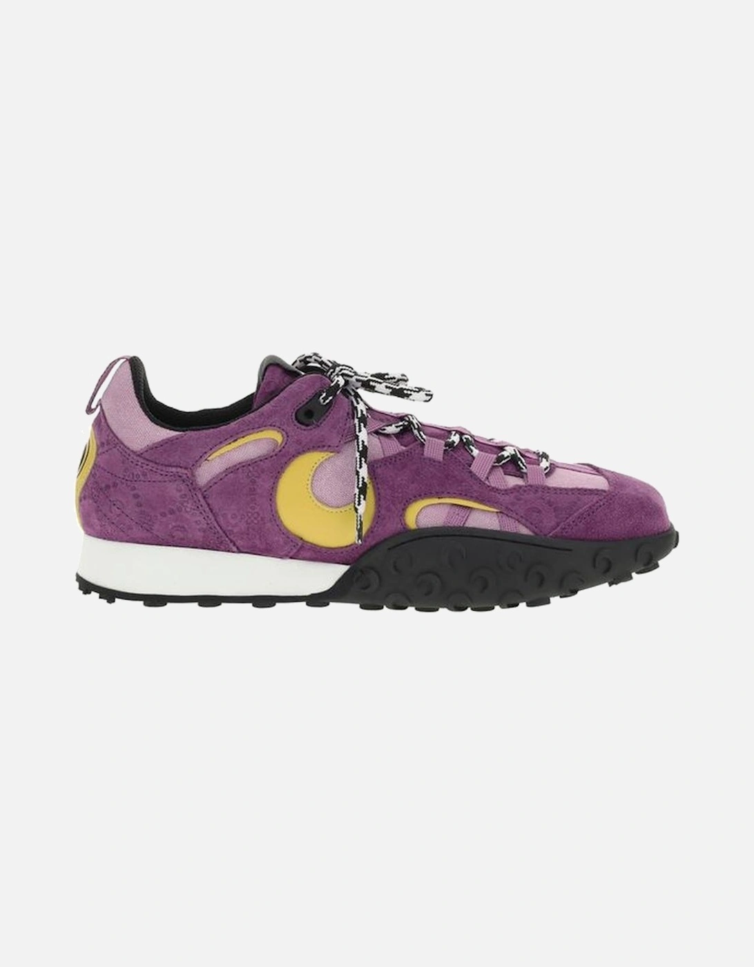 Paneled Suede Sneakers with Rubber Sole Women - Purple, 5 of 4