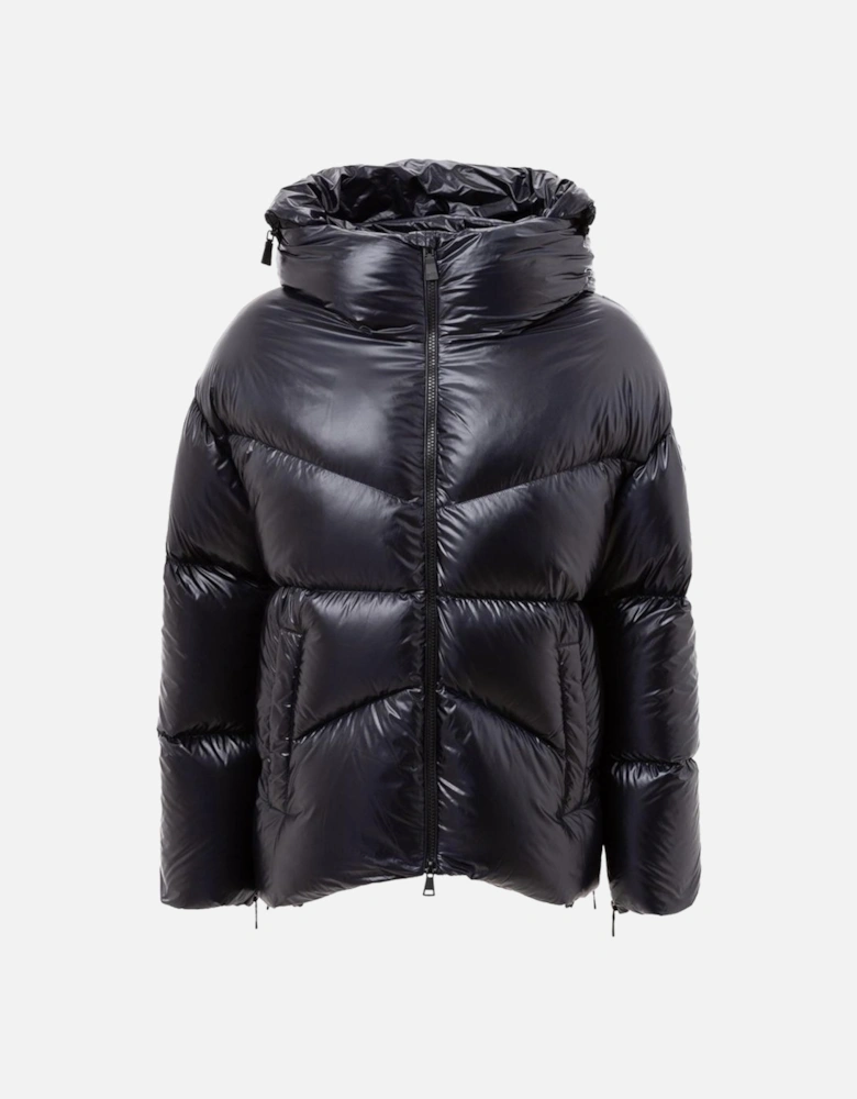 Leather Quilted Chain Shoulder Bag Women - Blue Jackets