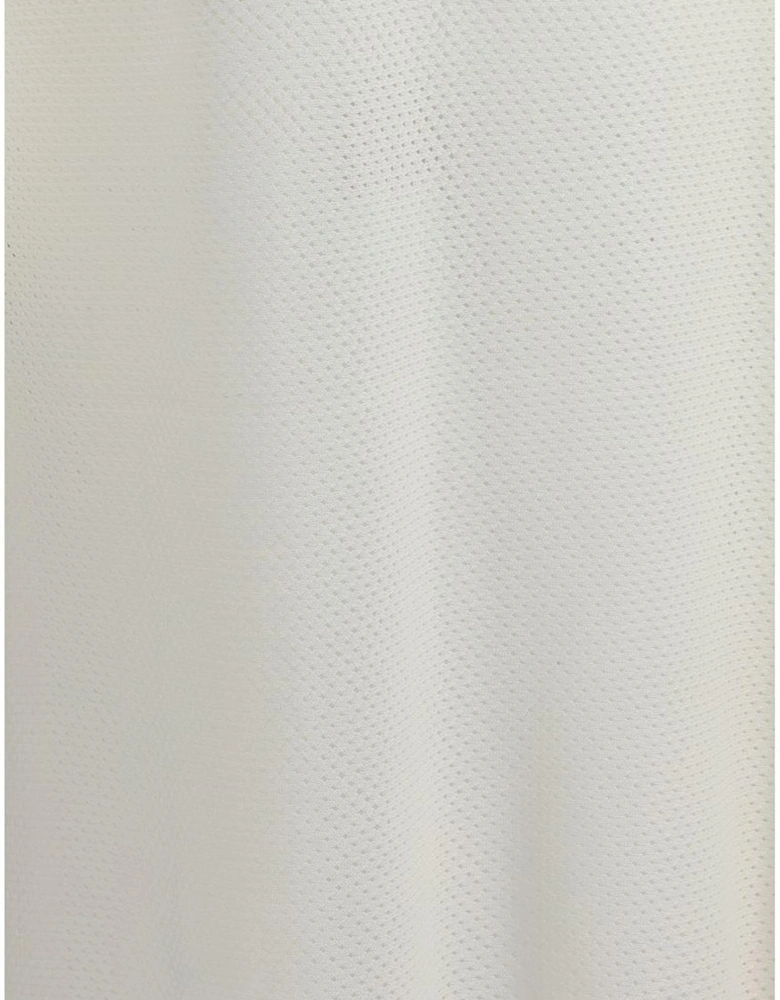 Openwork Mini Dress with Wide Sleeves Women - White Dresses