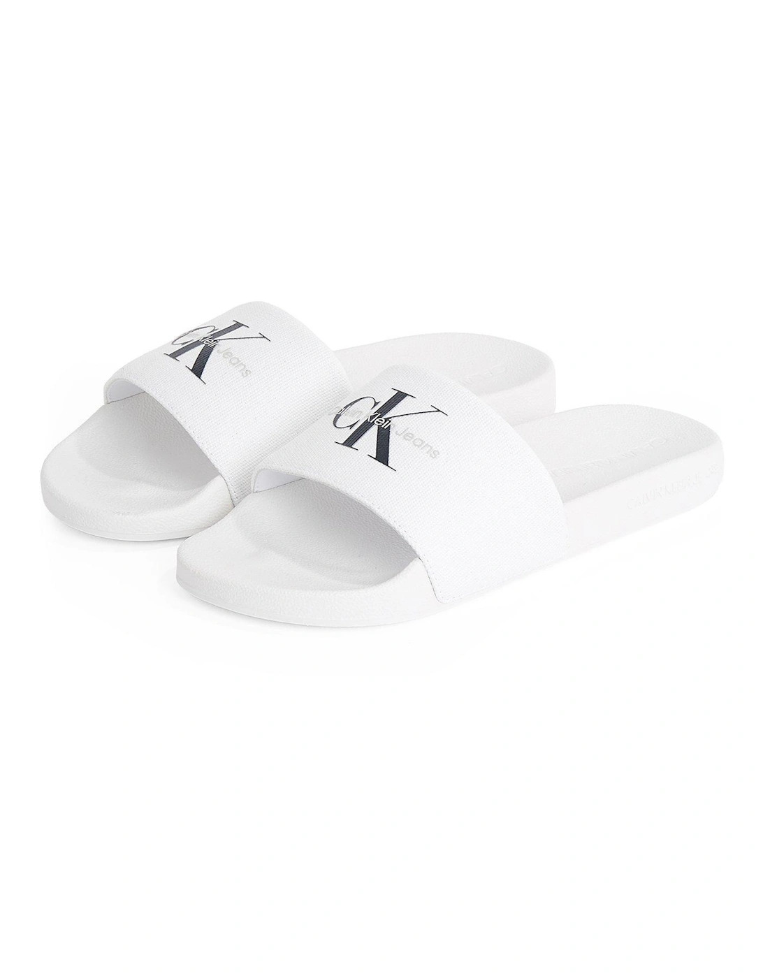 Monogram Slide - White, 2 of 1