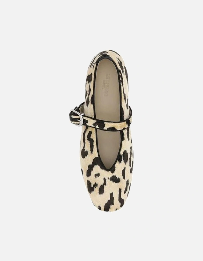 Stella Leather Ballerinas with Adjustable Strap Women - Multicolor