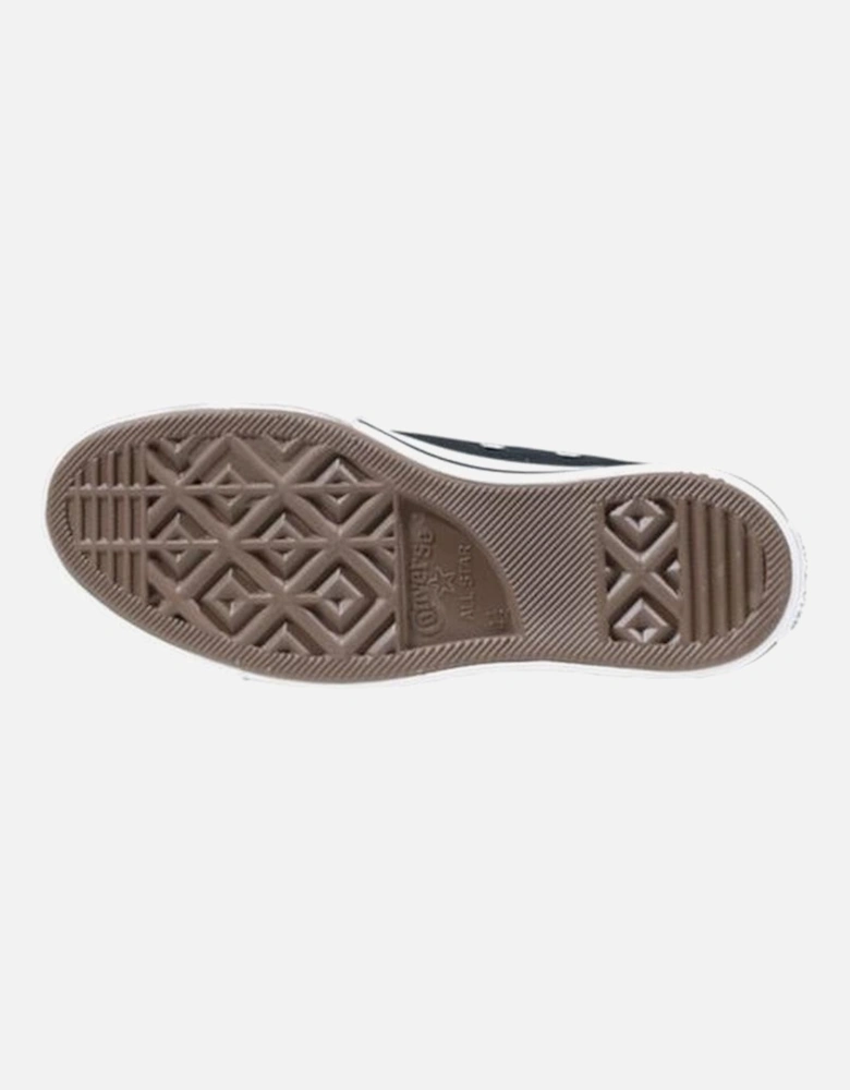 Platform High-Top Sneakers with Flat Sole Women - Black