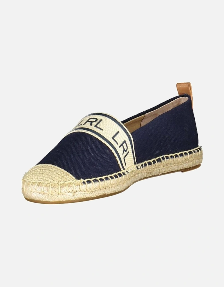 Contrasting Detail Logo Ballerina Flats Women - Blue