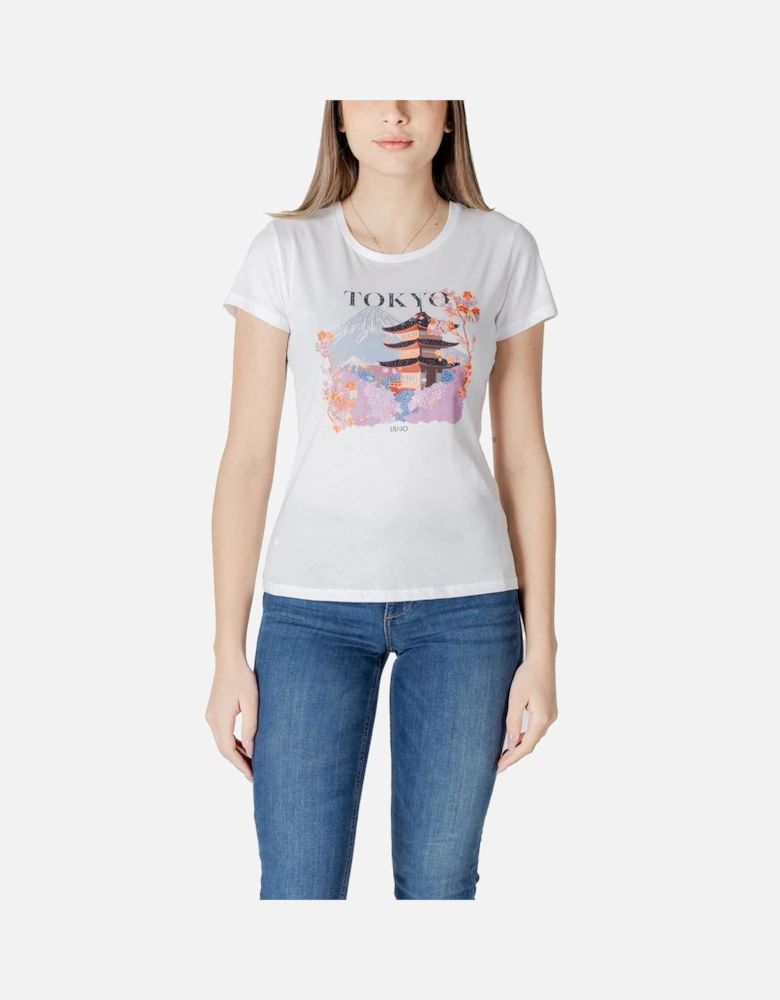 Short-Sleeve Cotton T-Shirt Women - White