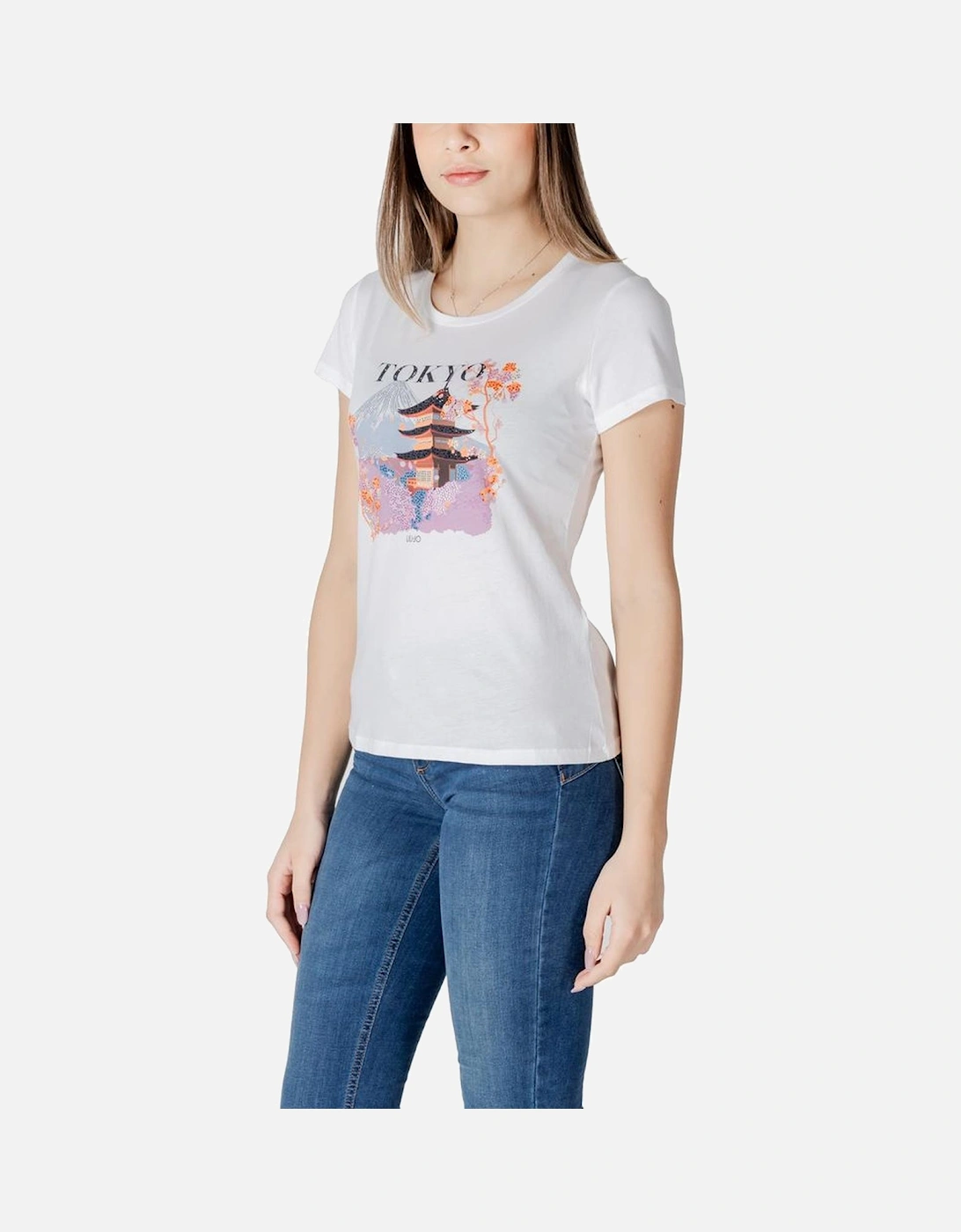 Short-Sleeve Cotton T-Shirt Women - White