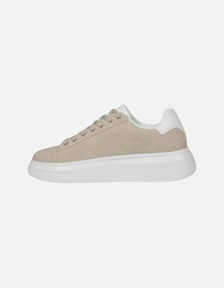 Durable Polyurethane Sneakers with Rubber Sole Women - Beige