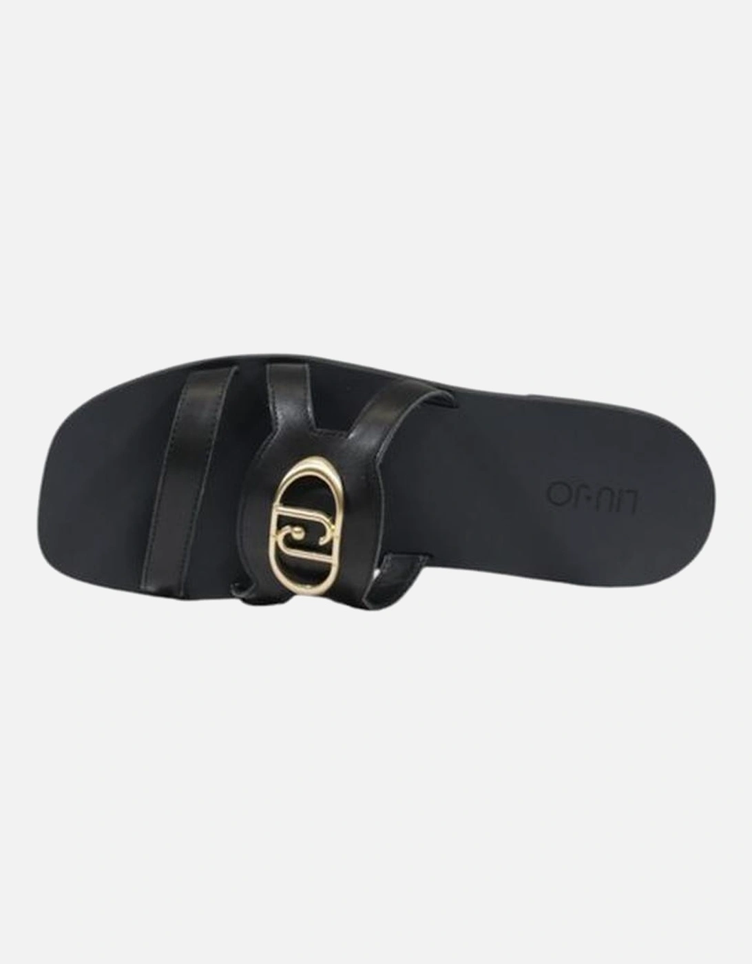 Womens Leather Upper Sandals - Black