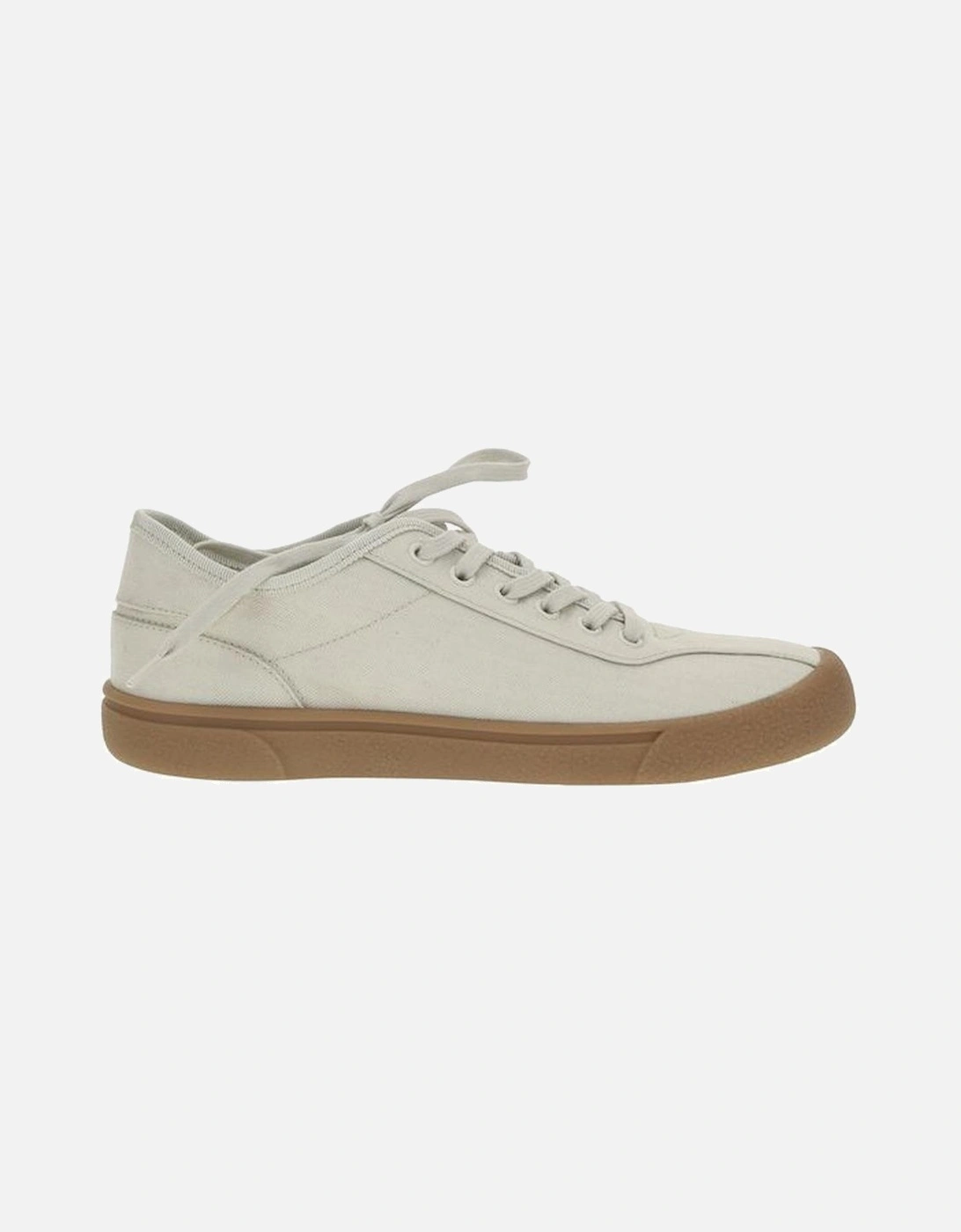 Minimalist Canvas Lace-Up Sneakers Women - Yellow, 5 of 4