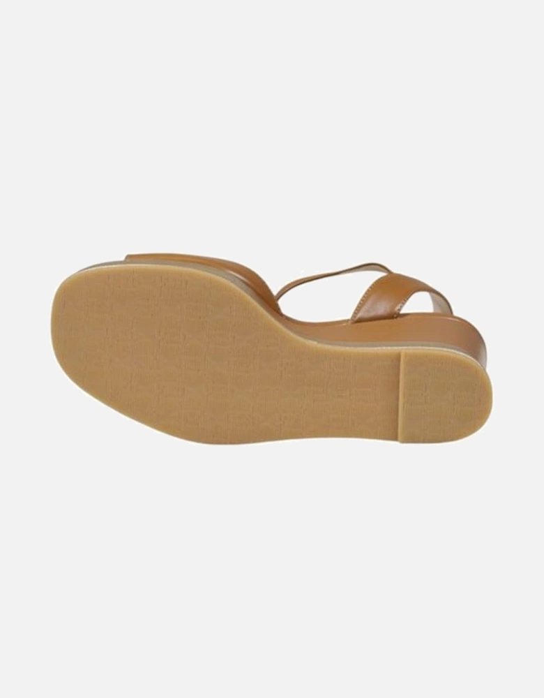 Womens 100% Bos Taurus Sandals - Beige