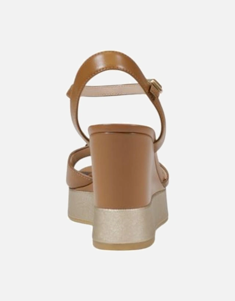 Womens 100% Bos Taurus Sandals - Beige