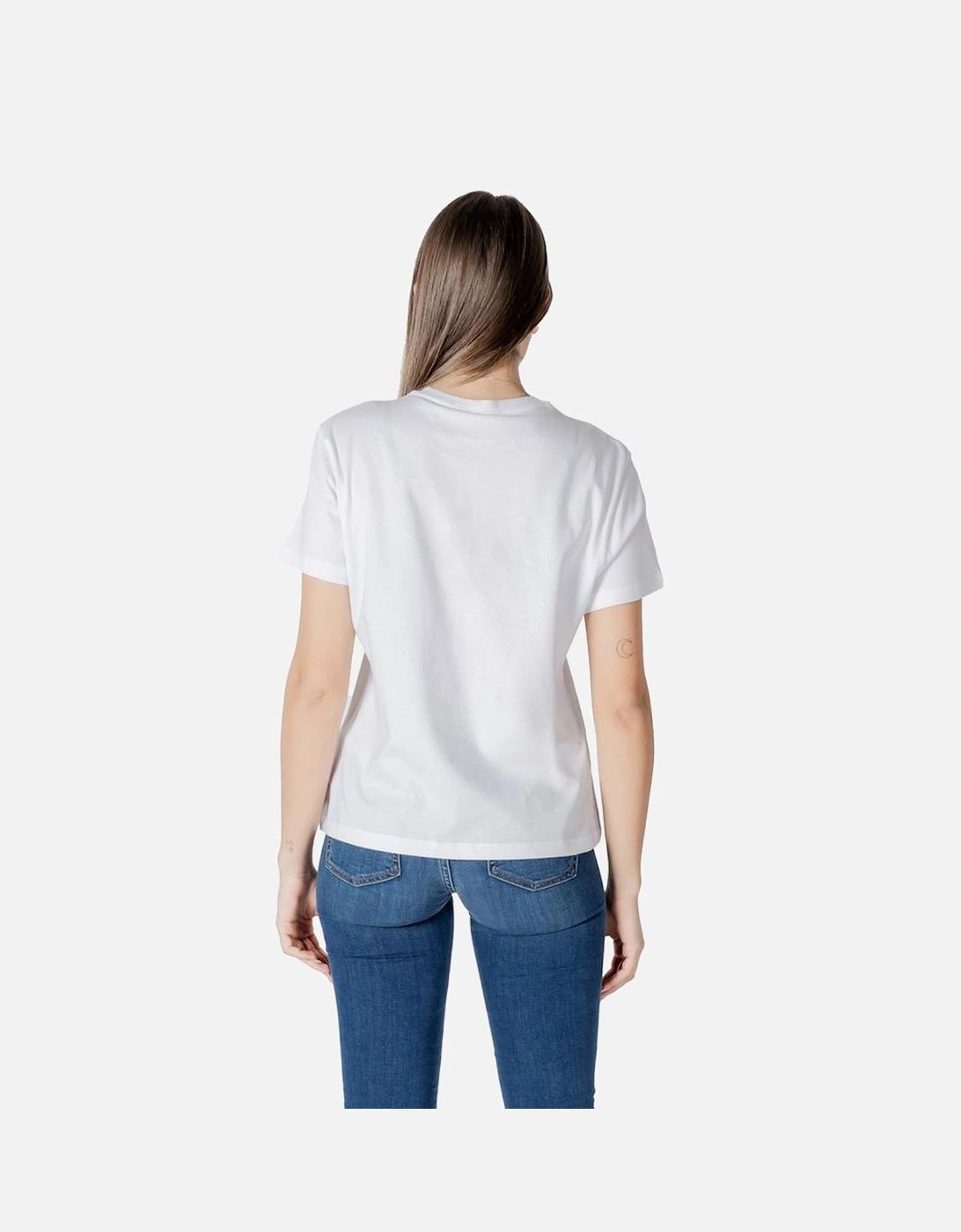 Short-Sleeve 100% Cotton T-Shirt Women - White