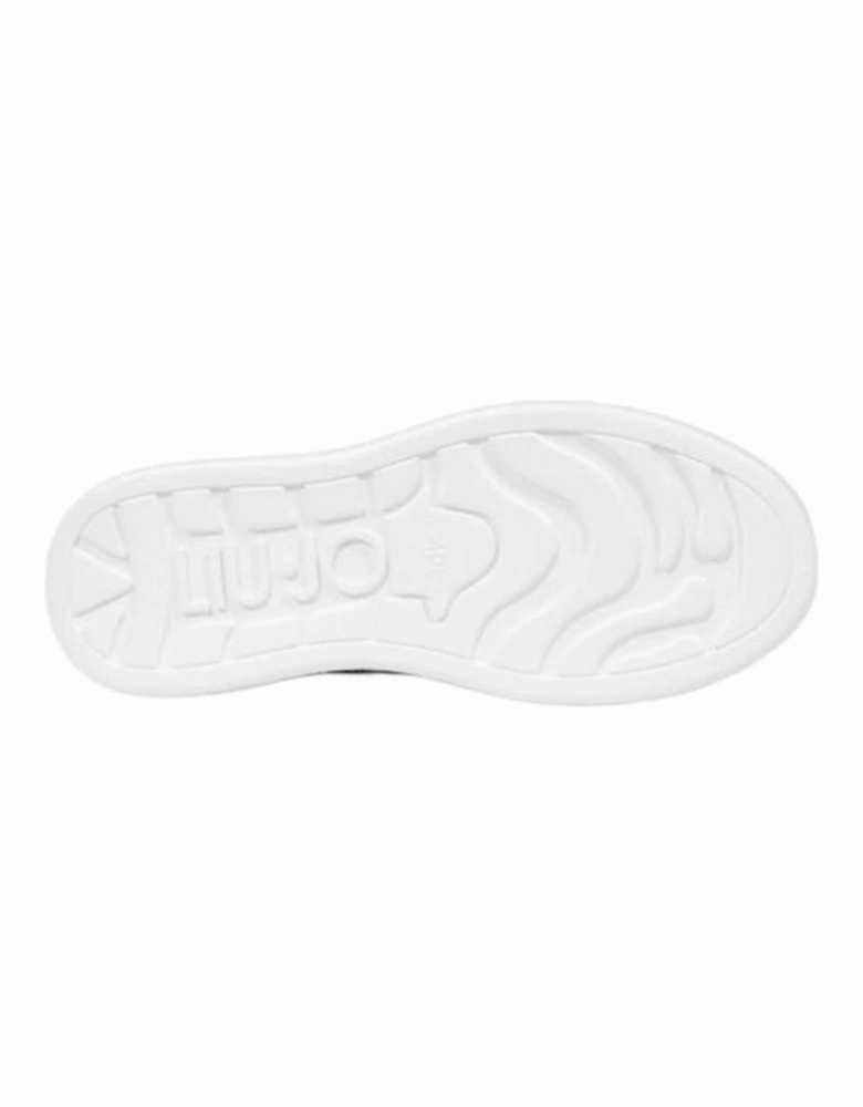 Stylish Polyurethane Sneakers with Rubber Sole Women - Black