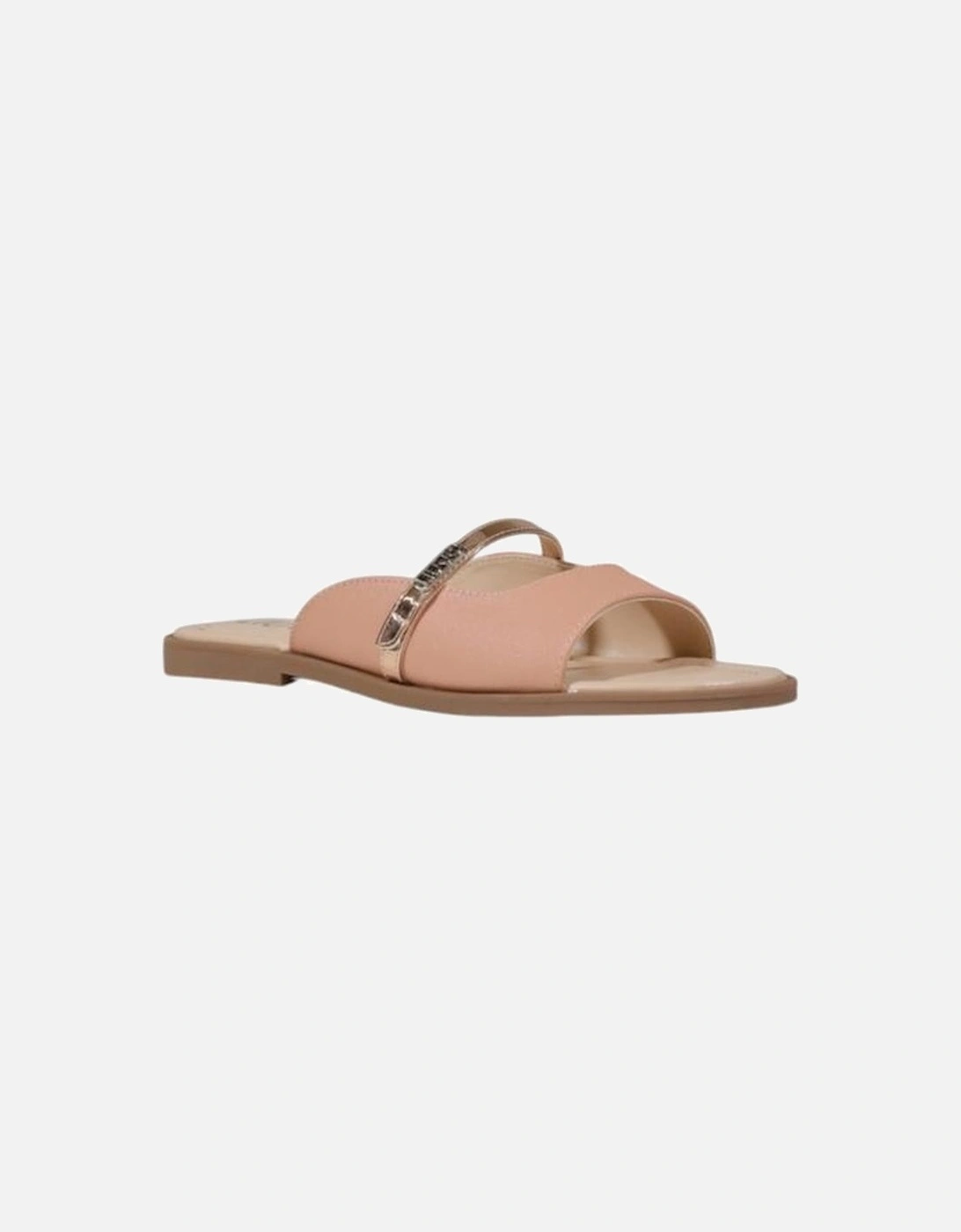 Elegant Polyurethane Sandals with Metal Details Women - Orange
