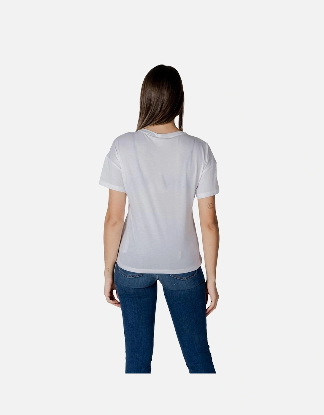 Short Sleeved Cotton T-Shirt Women - Black And White