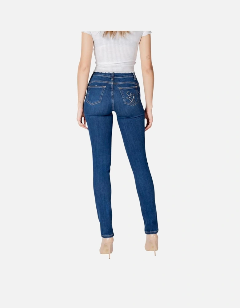 Mom Fit Regular Jeans Women - Blue Jeans