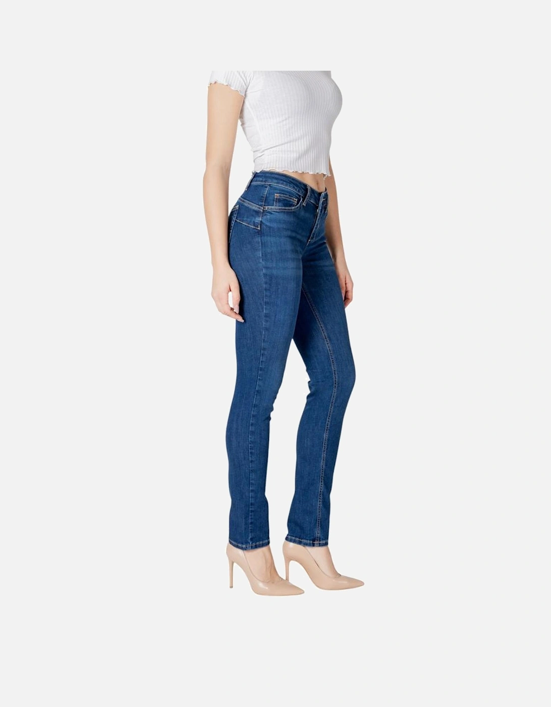 Mom Fit Regular Jeans Women - Blue Jeans