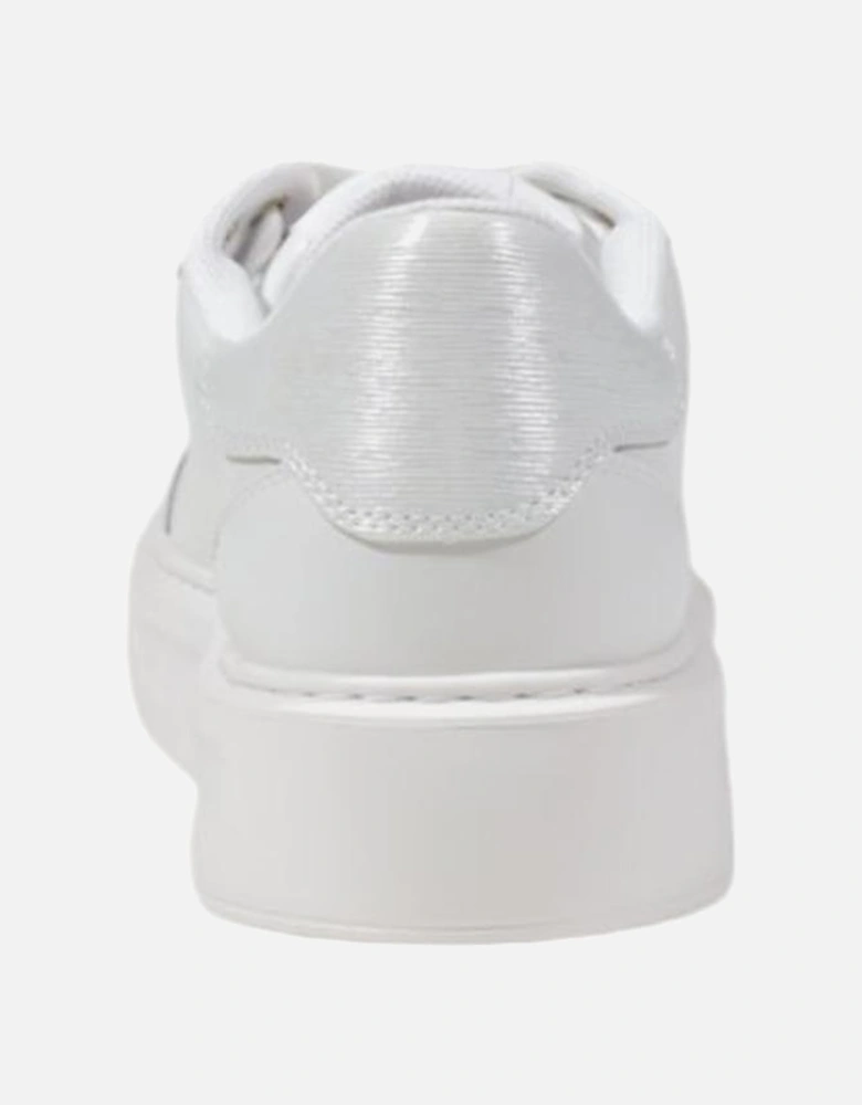 Leather Polyurethane Modern Refined Sneakers Women - Cream