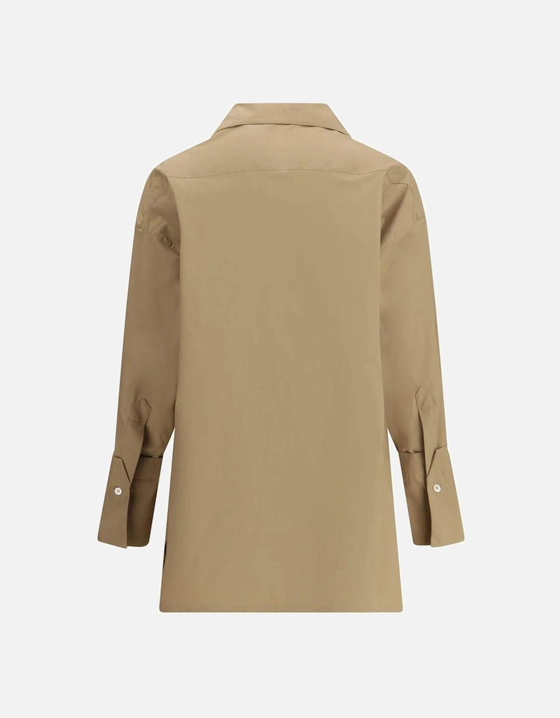 Relaxed Fit Collared Shirt Women - Brown