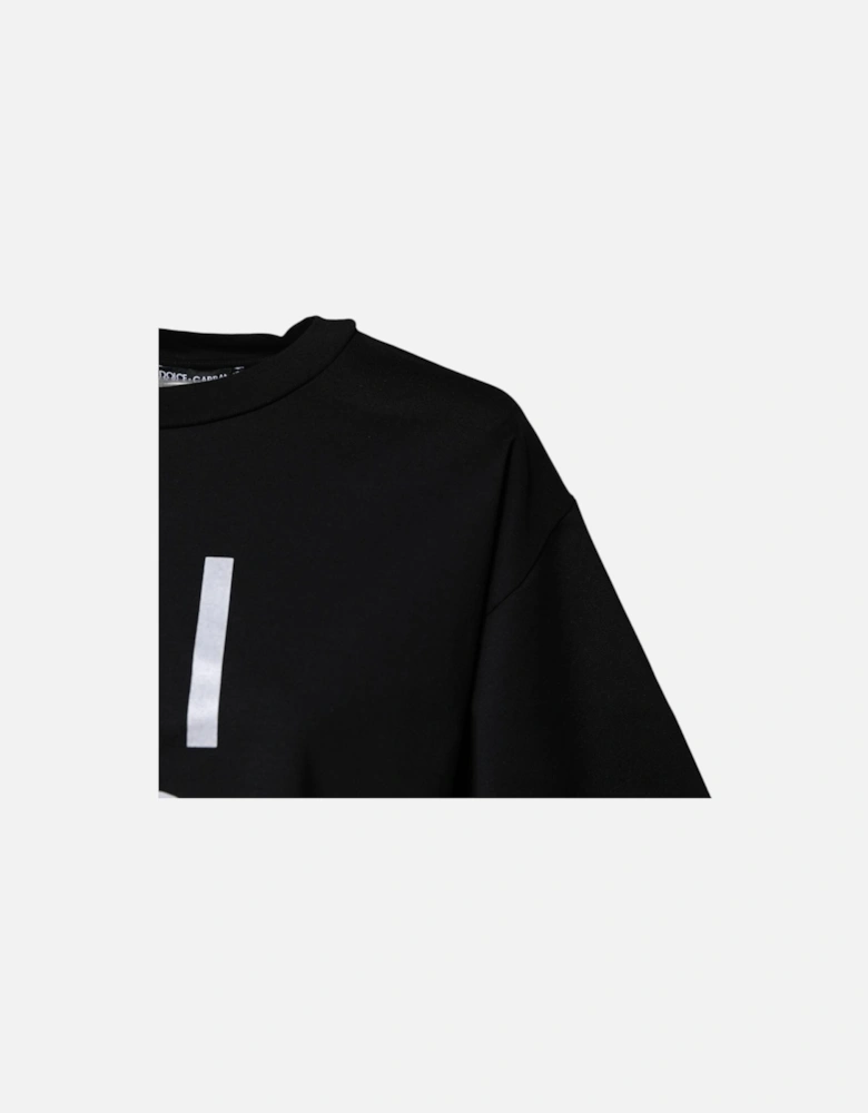 Crew Neck Short Sleeve T-Shirt Women - Black
